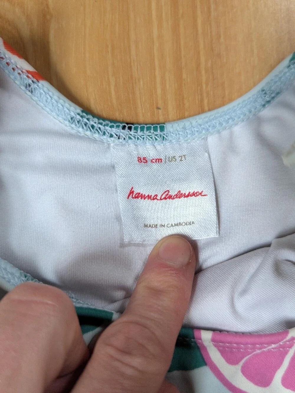 Bundle: Hanna Andersson 2T Swimsuit Set (Mermaid + Citrus)